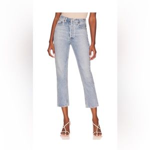 AGOLDE Riley High Rise Crop